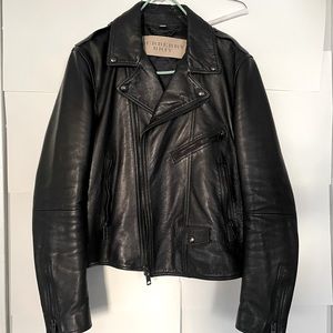 BEAUTIFUL Burberry Brit 100% real leather jacket size large